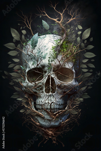 Surreal Skull Art: Exploring the Majestic and Dreamlike World of Skull Imagery