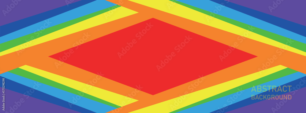 Obraz premium Abstract rainbow waves colors stripes background, Vector illustration eps10. LGBT concept