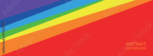 Abstract rainbow waves colors stripes background, Vector illustration eps10. LGBT concept
