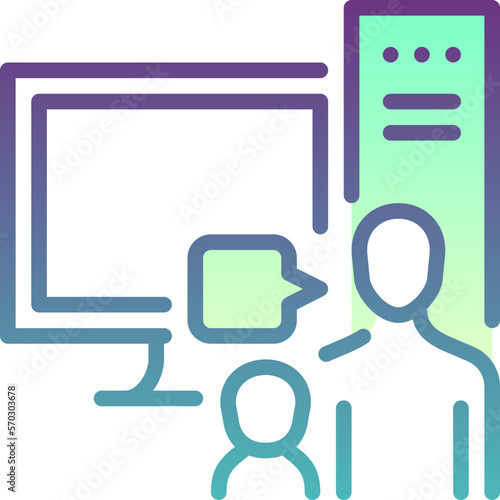 parental advisory content computer online cyber internet security digital  filled color line icon