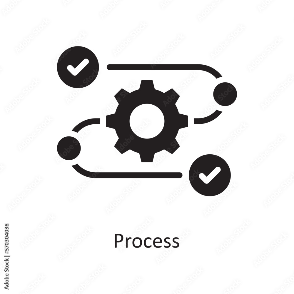process Vector Solid Icon Design illustration. Assessment Symbol on White background EPS 10 File process Vector Solid Icon Design illustration. Assessment Symbol on White background EPS 10 File