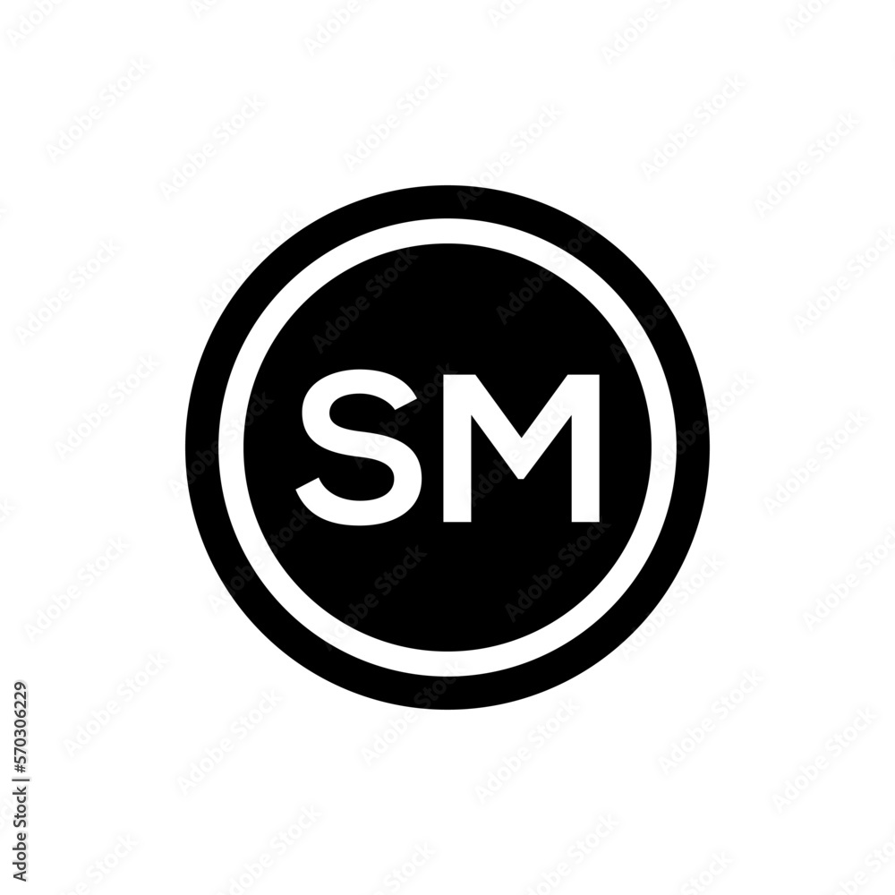 Service mark stamp icon vector logo design template Service mark stamp icon vector logo design template