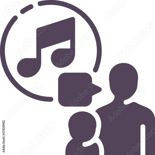 parental advisory music online cyber internet security digital  glyph solid icon