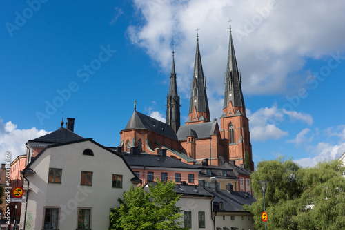 Church of Uppsala in Sweden