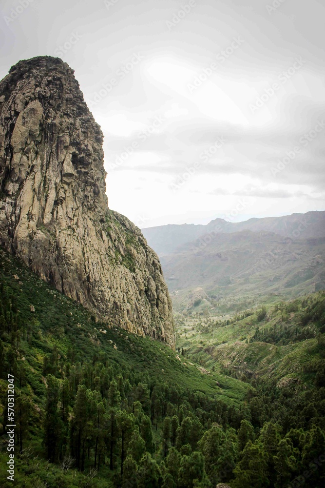 Naklejka premium landscape with clouds