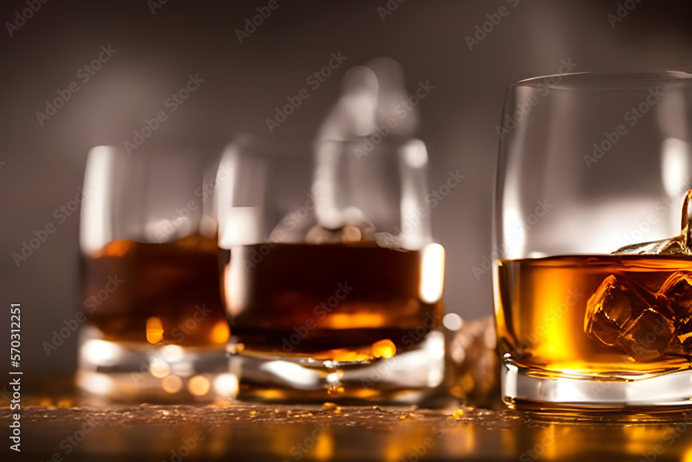 glass of whisky. whisky glass. alcohol. delicious. whisky concept. whiskey on the rocks. whiskey with ice. AI generated. glass of whisky. whisky glass. alcohol. delicious. whisky concept. whiskey on the rocks. whiskey with ice. AI generated.