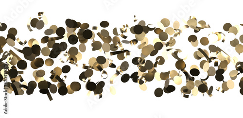 gold confetti