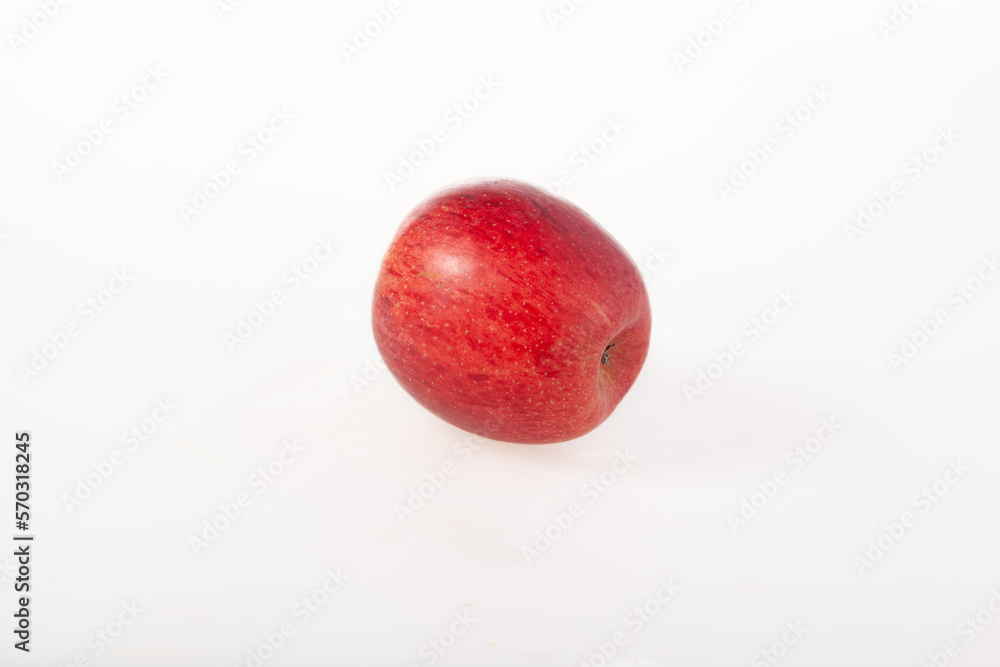 Whole red apple isolated on white background Whole red apple isolated on white background