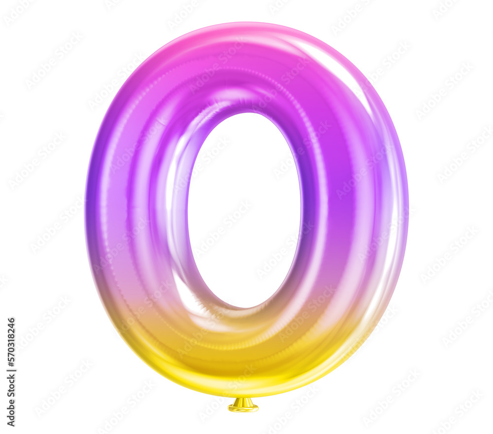 Number Balloons 3D Generative AI Number Balloons 3D Generative AI