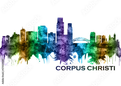 Corpus Christi Texas Skyline photo