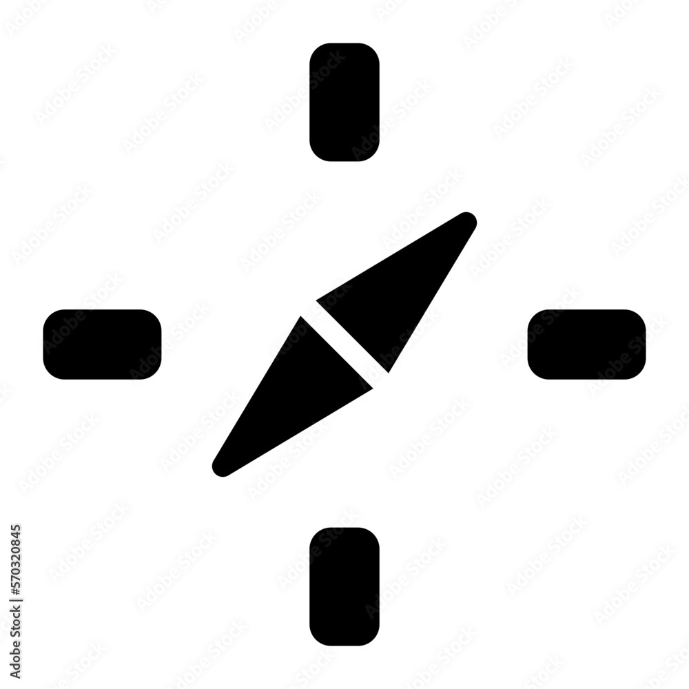 compass glyph icon compass glyph icon