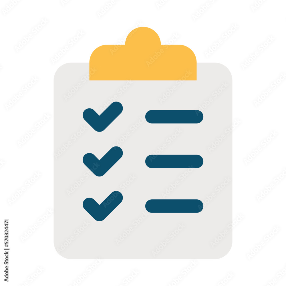 list flat design icon list flat design icon