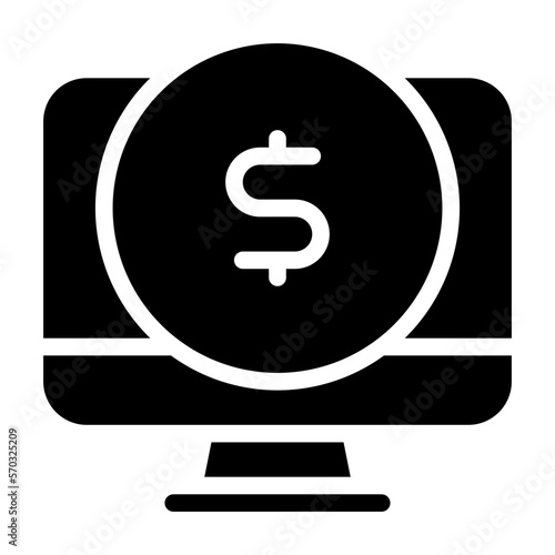 pay per click solid icon
