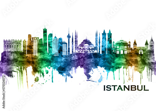 Photography Istanbul Turkey Skyline