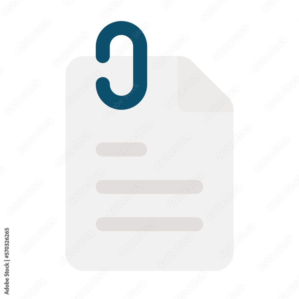 attach file flat design icon attach file flat design icon