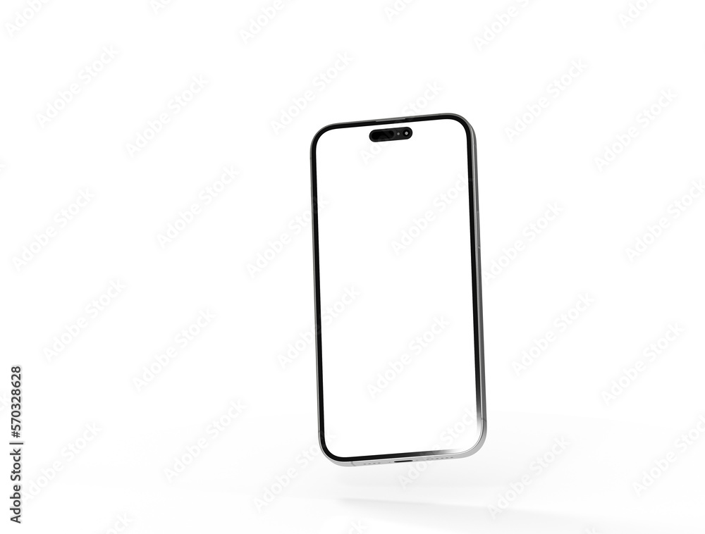 realistic smartphone template mockup for user experience presentation