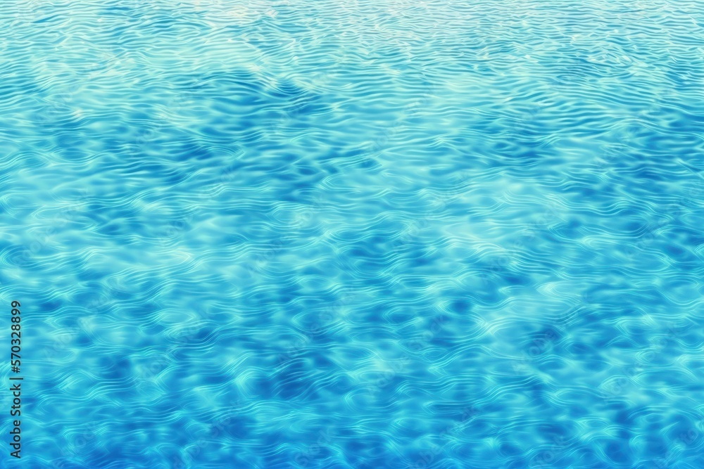 Background of rippled water in a swimming pool. Generative AI