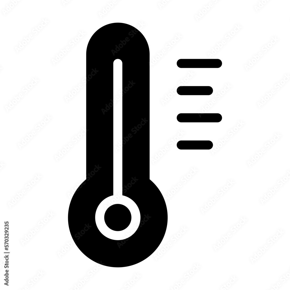temperature glyph icon temperature glyph icon