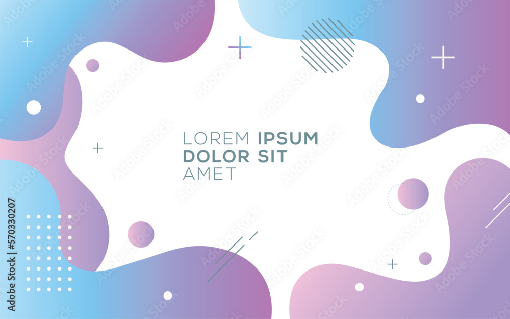 Modern vector graphic of abstract fluid gradient background design template Modern vector graphic of abstract fluid gradient background design template
