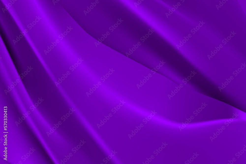Fototapeta premium Celebration Luxury purple satin smooth background vector Illustration
