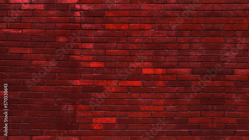 Wall texture use for background. Red brick wall texture background material of interior building construction