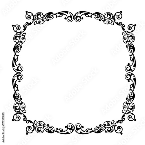 frames in vintage style with elements of ornament  art  pattern  background  texture