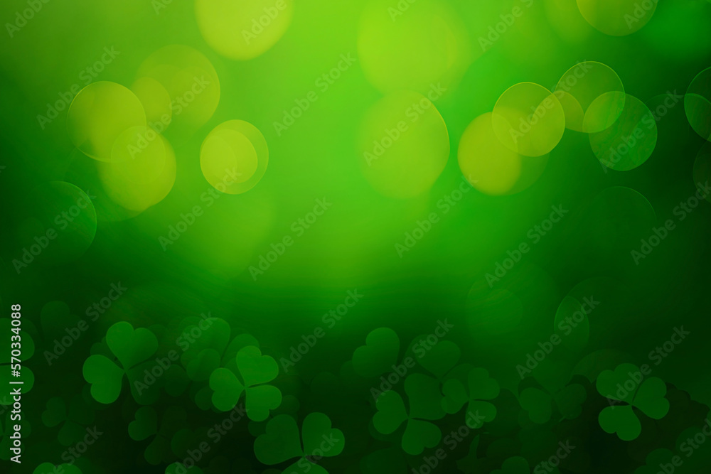 st. patrick's day abstract green background for design colorful abstract background - obrazy, fototapety, plakaty 