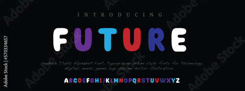 future,Abstract modern urban alphabet fonts. Typography sport, game, technology, fashion, digital, future creative logo font. vector illustration