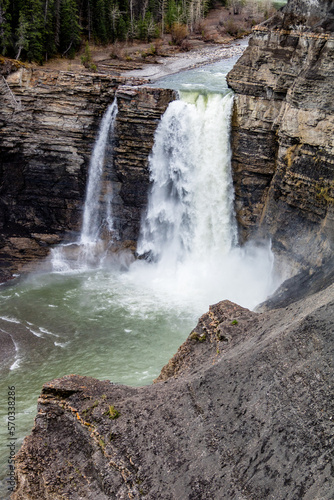 Ram Falls. Ram Falls Provincial Park. Alberta  Canada