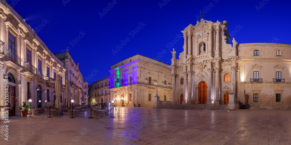 Cathedral of Syracuse in Syracuse, Sicily