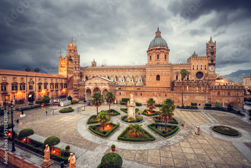 Palermo, Italy at the Palermo Cathedral photo