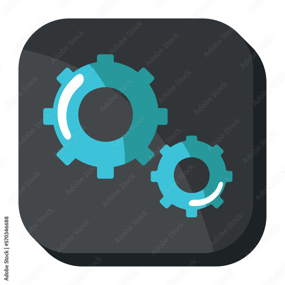 Fototapeta premium settings app icon