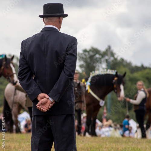Vászonkép Judging at the Heavy Horse Show