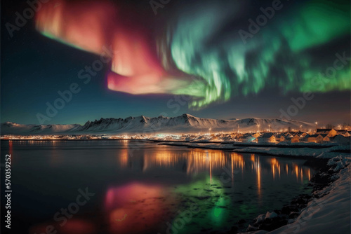 Reykjavik, Iceland A Place of Northern Lights Beauty photo