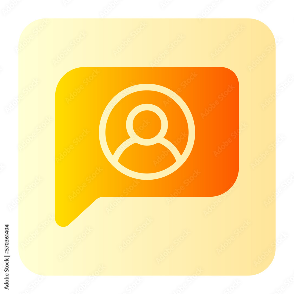 profile gradient icon profile gradient icon