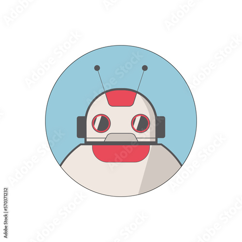 Ai artificial intelligence technology hi tech business icon. open Ai icon, smart bot, robot character on white background, Abstract, vector. design for chatbot, web banner, tech, wen site.  