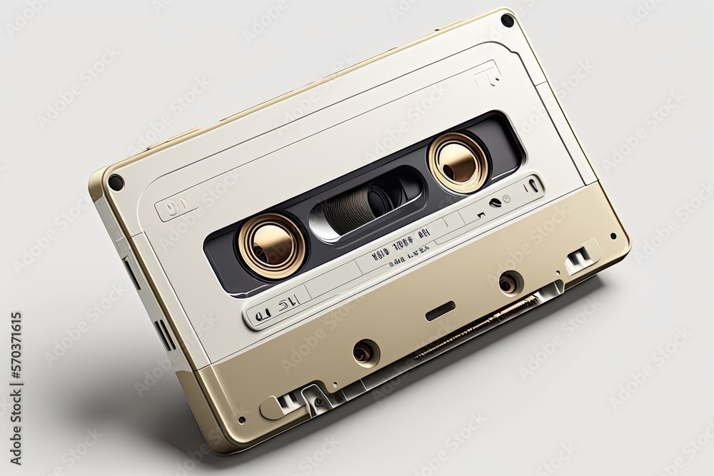 Obraz premium audio cassette isolated on white