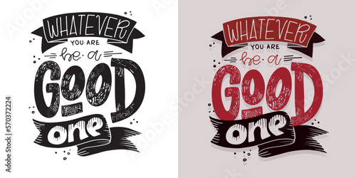 Cute hand drawn doodle lettering postcard, t-shirt design, mug print.