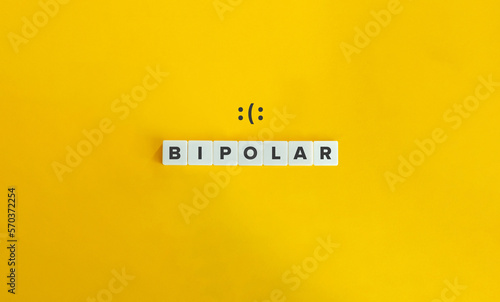 Bipolar Disorder (Mood Swing) Banner and Concept. photo
