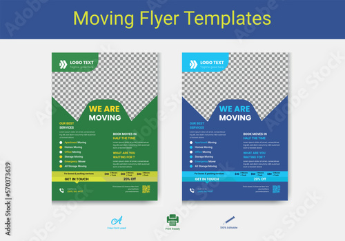 We Are Moving Flyer Templates