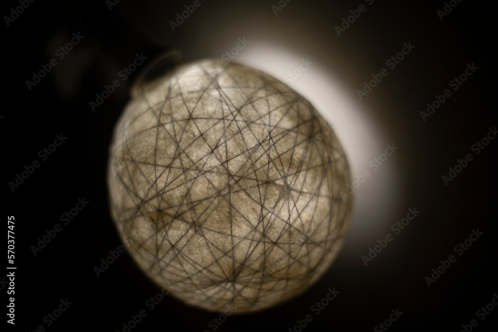 Decorative lamp. Lamp by bed. Interior item. Decorative lamp. Lamp by bed. Interior item.