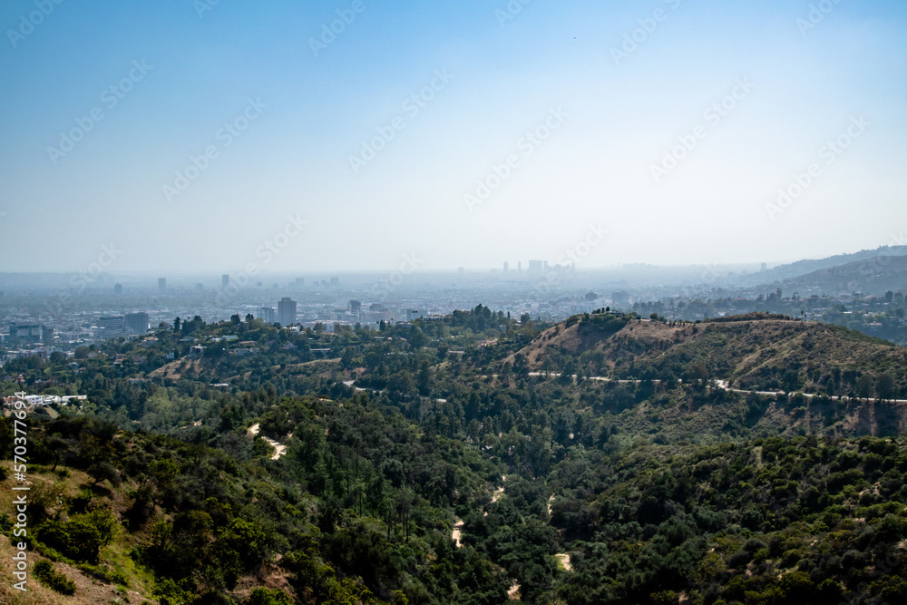Los Angeles Valley Skyline California