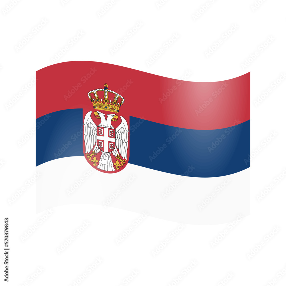 Vector graphics of the national flag of Serbia Vector graphics of the national flag of Serbia