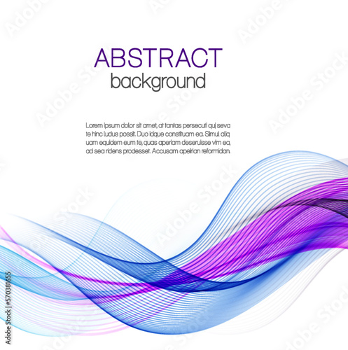 Abstract color waves background