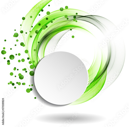 Abstract color waves background