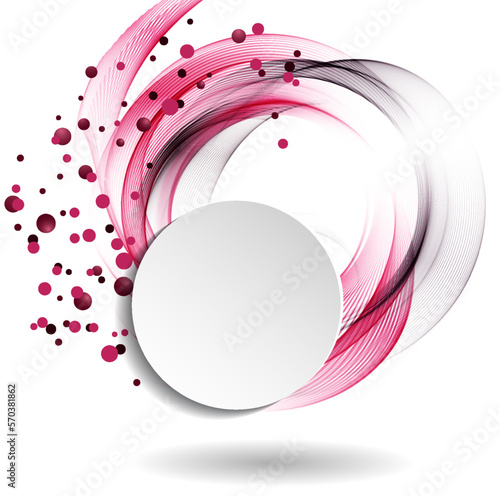 Abstract color waves background