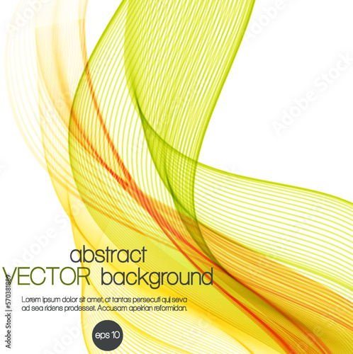Abstract color waves background
