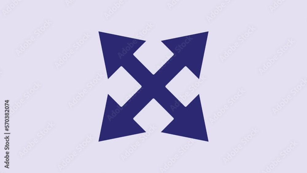 Blue Road traffic sign. Signpost icon isolated on purple background. Pointer symbol. Isolated street information sign. Direction sign. 4K Video motion graphic animation Blue Road traffic sign. Signpost icon isolated on purple background. Pointer symbol. Isolated street information sign. Direction sign. 4K Video motion graphic animation