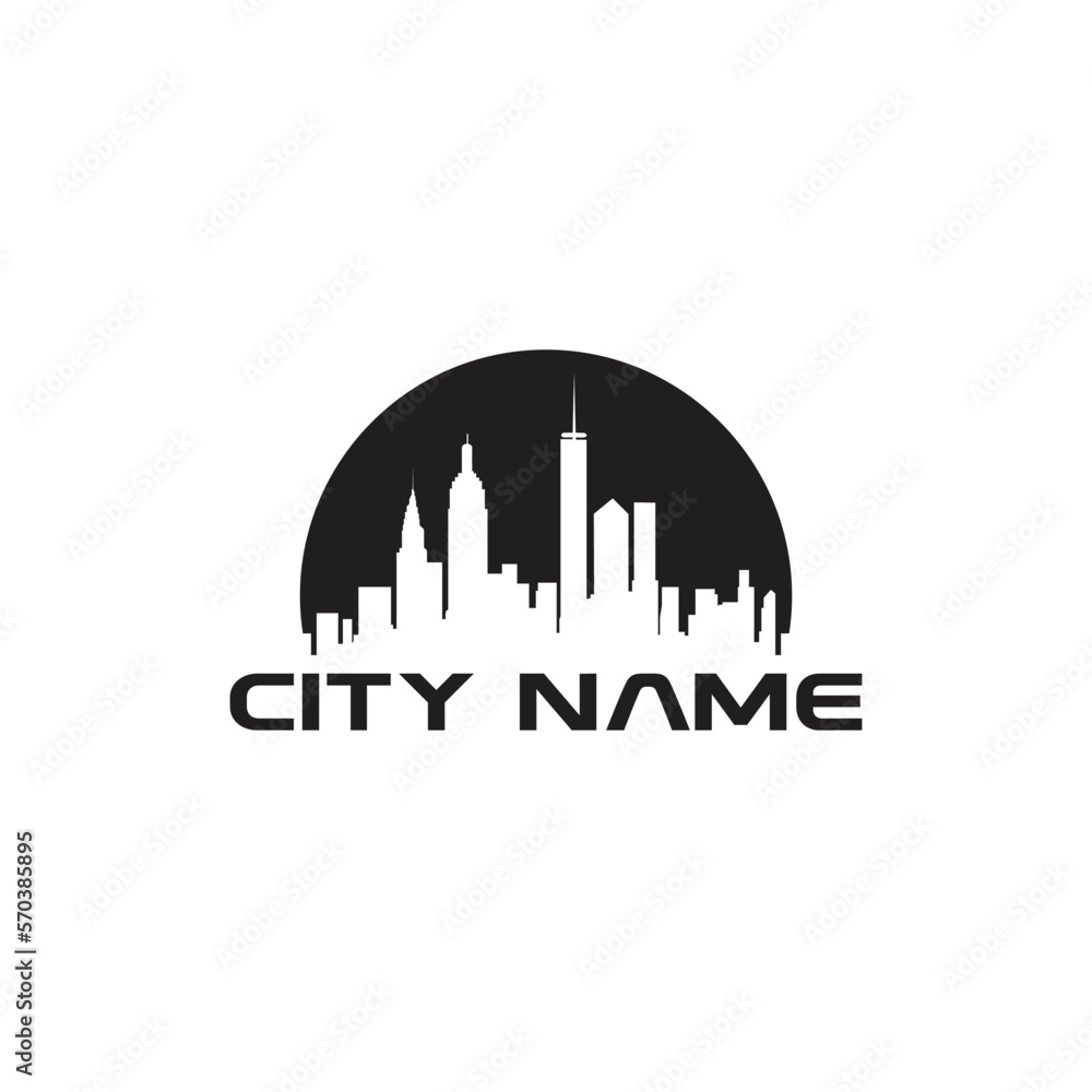 Vector building logo for a company with unique concept premium vector Vector building logo for a company with unique concept premium vector