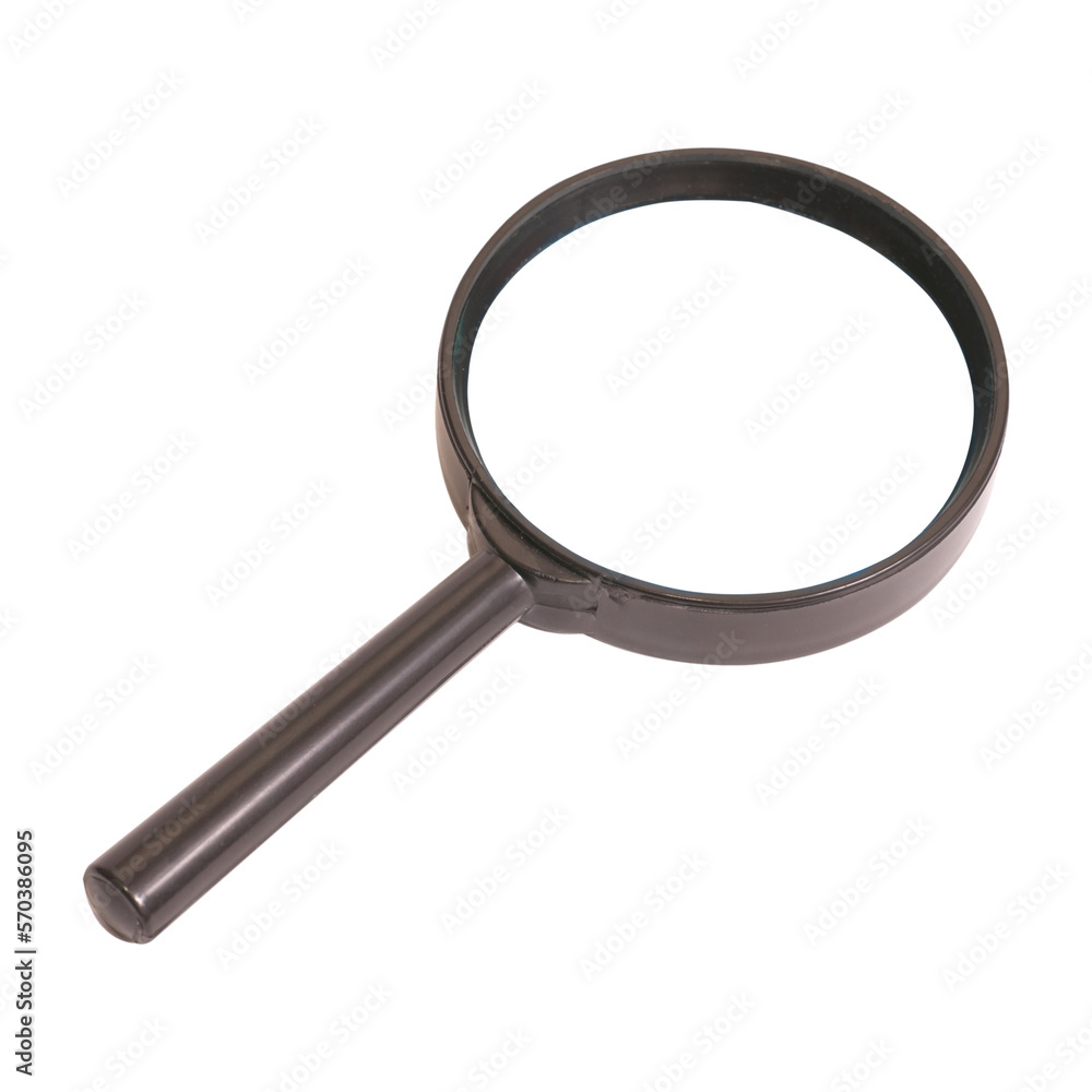 Magnify glass in PNG isolated on transparent background Magnify glass in PNG isolated on transparent background